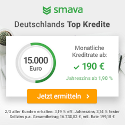 Smava Kreditvergleich Banner
